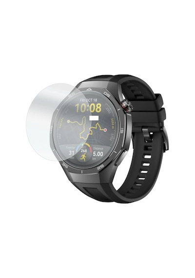Huawei Watch 5 46mm Uyumlu 3 Adet Şeffaf Ultra Koruyucu Nano Jelatin
