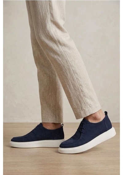 Tardelli 3784 Erkek Hakiki Deri Loafer Ayakkabı Lacıvert