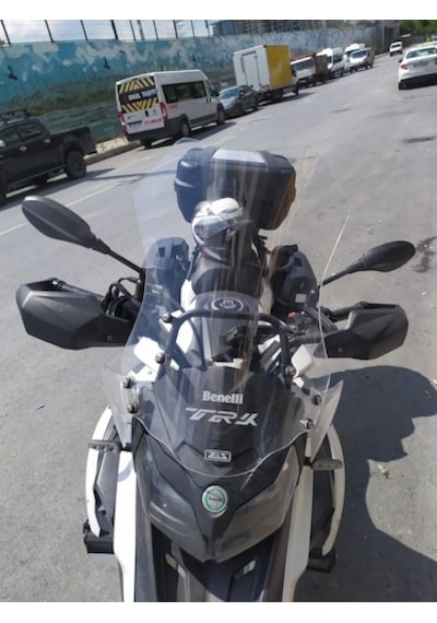 Zeus Motor 2017-2024 Benelli Trk 502 Uyumlu Uzun Ön Cam Zeus Şeffaf Renk