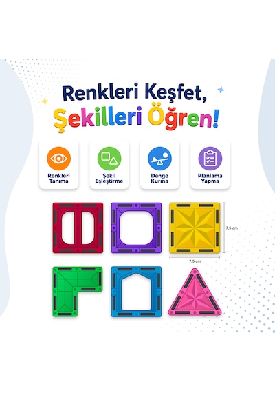 Huggy Manyetik Puzzle 104 Parça Yapı Blokları + 2 Araba