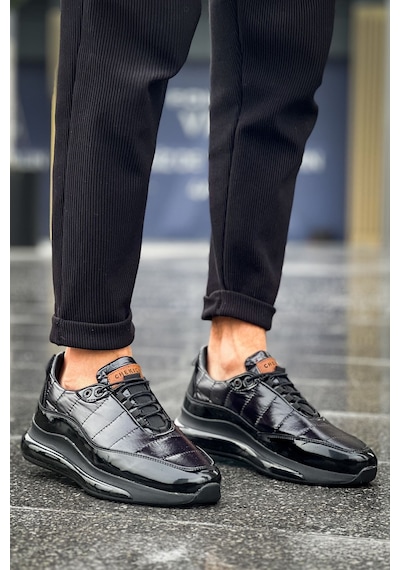 Ch179 Rst Sporty Runner Erkek Ayakkabı Sıyah Siyah