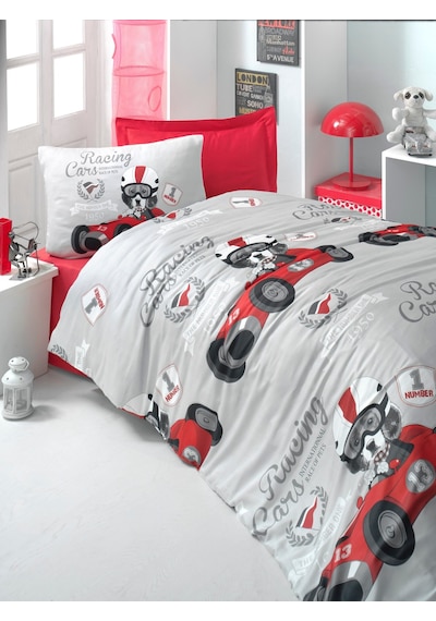Komfort Home Genç Ranforce Nevresim Takımı (Racing Cars)