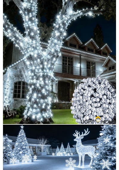 80 Led 10 Metre Pilli Beyaz Işık Zinciri Dekoratif Peri Led, Oda Yatak Odası Salon Masa Parti