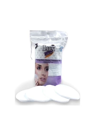 Lux Makyaj Temizleme Pedi Peeling Etkili 40'lı Çok Renkli