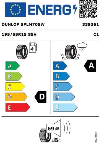 Dunlop 195/55R15 85V Sp Sport LM705 Yaz Lastiği 2025