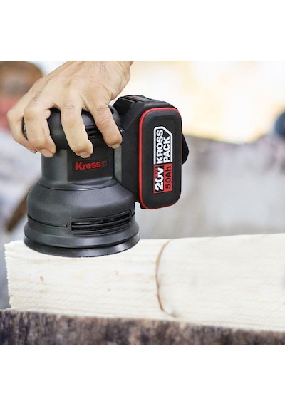 Kress KUD20.9 20V 125 MM Kömürsüz Profesyonel Eksantrik Solo Zımpara
