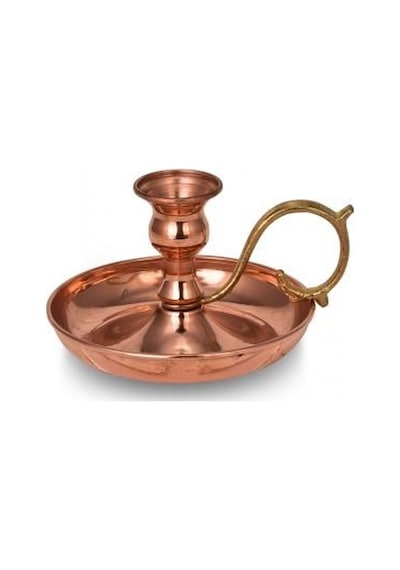 Turna Bakır Alem Mumluk Düz Kırmızı Turna2581-1