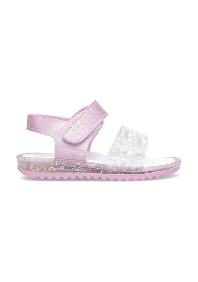 Elit Şa-b-036-25y Bebe Kız Çocuk Düz Sandalet Pembe Pembe