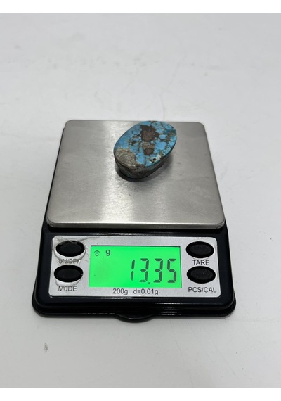 Okyanus Temalı Doğal Kabaşon Firuze Taşı 66,6 Karat - Turkuaz Taşı 13,34 Gram