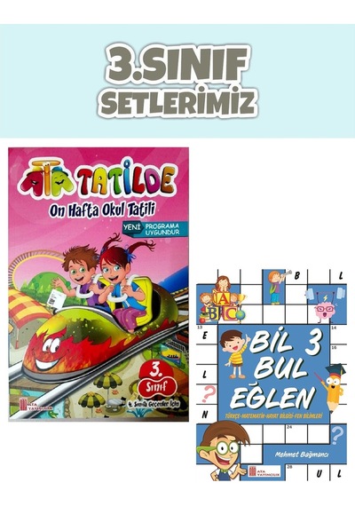 Ata 3.sınıf Eğlenceli Yaz Tatil Seti