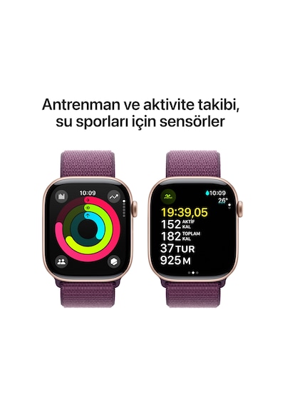 Apple Watch Series 10 GPS 46 MM Alüminyum Kasa Spor Loop Akıllı Saat (Apple Türkiye Garantili)