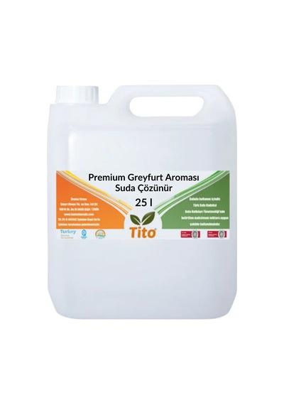 Premium Greyfurt Aroması Suda Çözünür 25 Litre