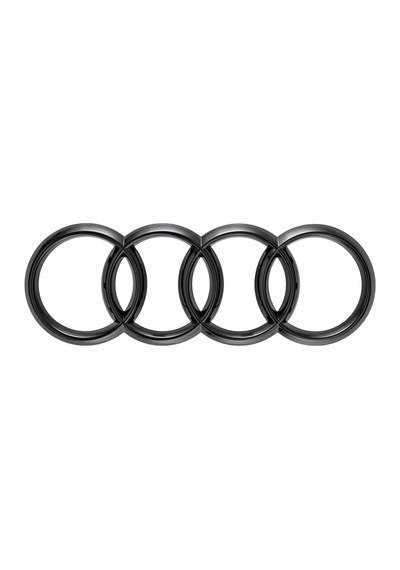 Audi Sport Rings Audi Amblemi - Siyah Bagaj Arkası
