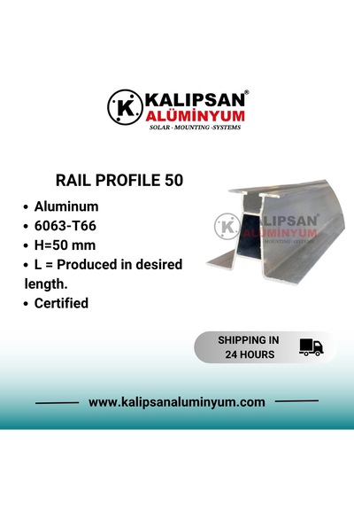 H50lik Aşık Ray Profili (1500mmx4 adet)