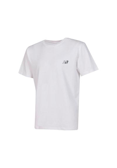New Balance Lifestyle Erkek Tshirt Beyaz Beyaz