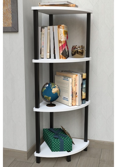 Aura 4 Raflı Kitaplık Dekoratif Çok Amaçlı Düzenleyici Raf Salon Çalışma Odası Raf-beyaz Beyaz Aura 4 Raflı Kitaplık Dekoratif Çok Amaçlı Düzenleyici Raf Salon Çalışma Odası Raf-beyaz Beyaz