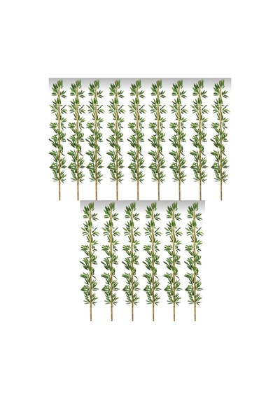 Rüzgar Yapay Çiçekçilik 190 Cm 15 Adet Bambu Yeşil