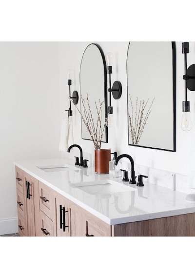 Riolight Retro,modern,vintage Siyah 2xe27 Duylu Metal Duvar Aplik Siyah