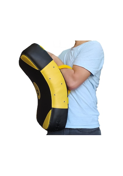 Aksaspor Leon Curved Büyük Boy Darbe Yastığı Kick-Boks Lowkick Pads 5016