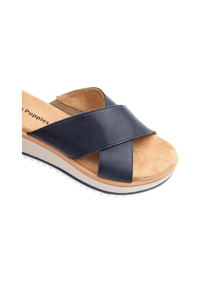 Hush Puppies Hou 624203 Hakiki Deri Kadın Terlik Lacivert Lacivert