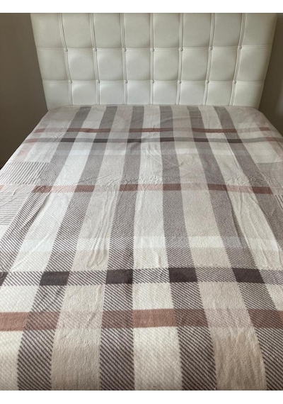 Mink Lacasa Lüks Vizon Tek Kişilik 1084 Kahve Battaniye 160X220