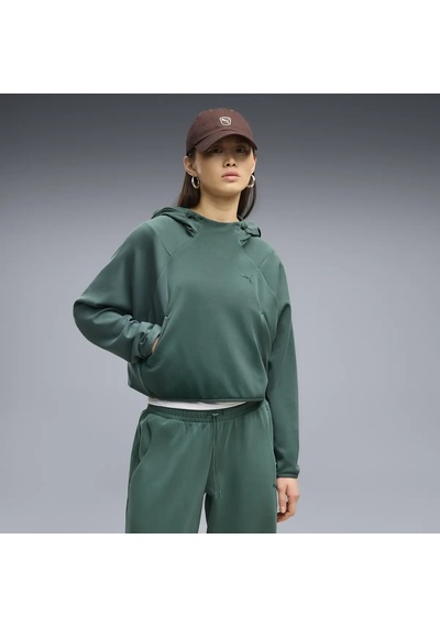 Puma Pumatech Sense Hoodie Yeşil Kadın Sweatshirt