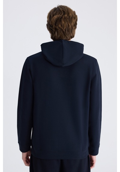 Twn Slim Fit Lacivert Düz Örgü Pamuklu Sweatshirt 5ece247020042 Çok Renkli