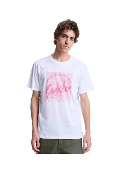 Quiksilver Retro Mood Erkek Tişört BEYAZ