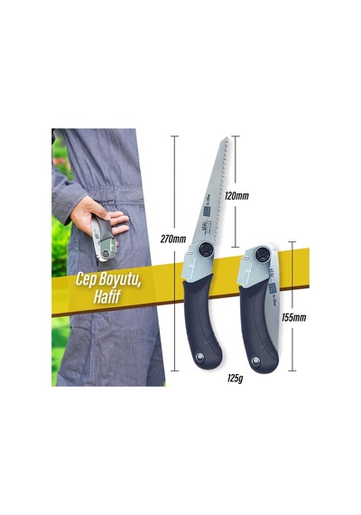 Suizan F003 Mini Katlanır Japon Testeresi 12 Cm