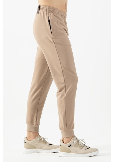 Maraton Sportswear Comfort Erkek Ribana Paça Basic Açık Vizon Eşofman Altı 21625-açık Vizon Açık Vizon
