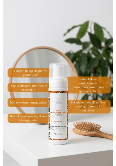 K K-care Cosmetics Bukle Belirginleştirici Köpük 200 ML