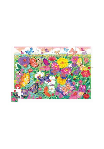 Crocodile Creek Holografik Puzzle - 50 Parça - Kelebekler