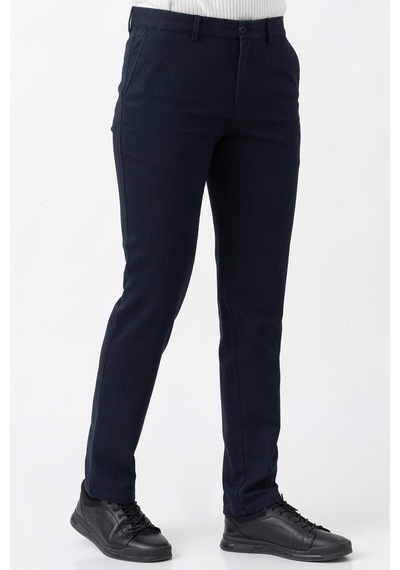 White Stone Medellín P1007 Cosmos Slim Fit Likralı Pantolon Mavi-mavi Mavi