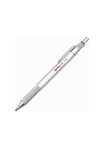 Rotring 600 Krom Multipen Üç Fonksiyonlu Kalem