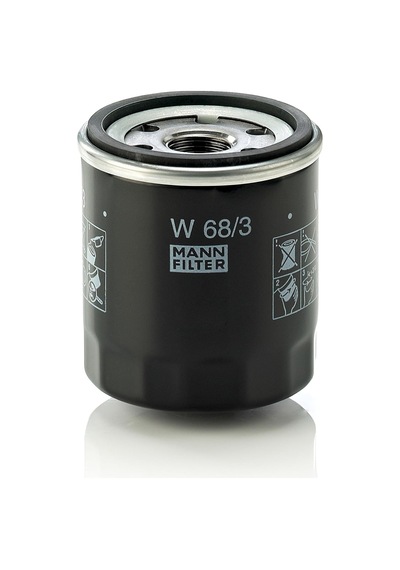 Fılter W 68/3 Yağ Filtresi Toyota