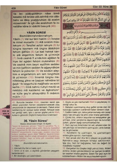 Kuranı Kerim Ve Meali Tecvidli Türkçe Okunuşu - Orta Boy - Huzur Yayınevi