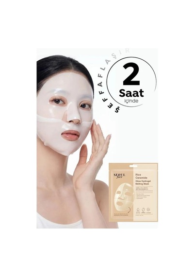 Dermal Seoul Face Pirinç Seramid Hidrojel Nemlendrici Eriyen Kore Maskesi 34 Gr. 10 Adet