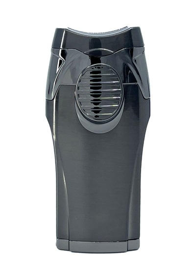 Parmida Gunmetal 3 Ü 1 Arada Lüks Puro Çakmağı Entegre Punch Delici Füme