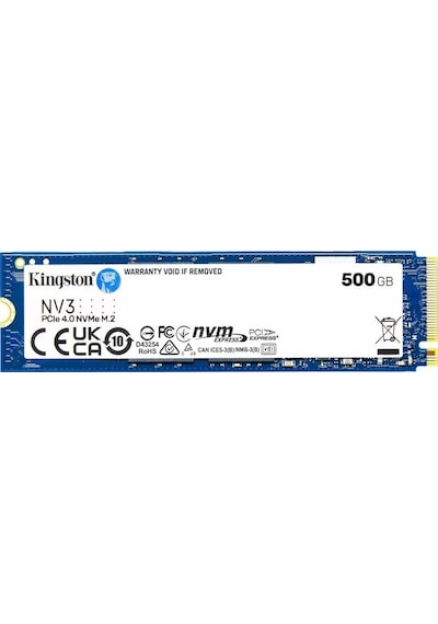 500 Gb Kıngston Nv3 M.2 Nvme Pcıe Gen4 5000/3000mbs Snv3s/500g
