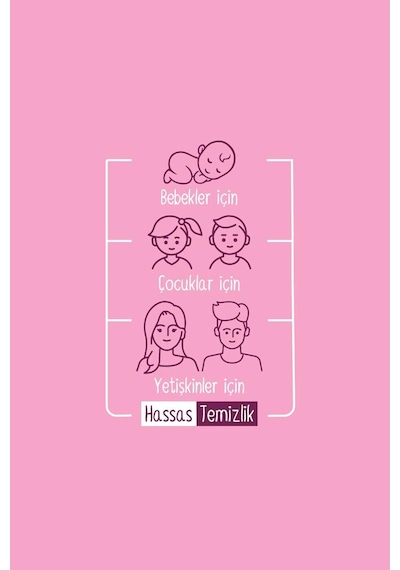 Sleepy 2'li Floral Kişisel Bakım Havlusu 100'lü ve Rosie Tekli
