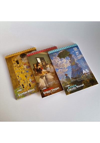 Lems Artista Monet 200 G A5 40 Sy. Mukavva Eskiz Defteri