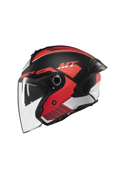 Mt Cosmo Sv Cruıser B5 Mat Kırmızı Açık Kask Kırmızı