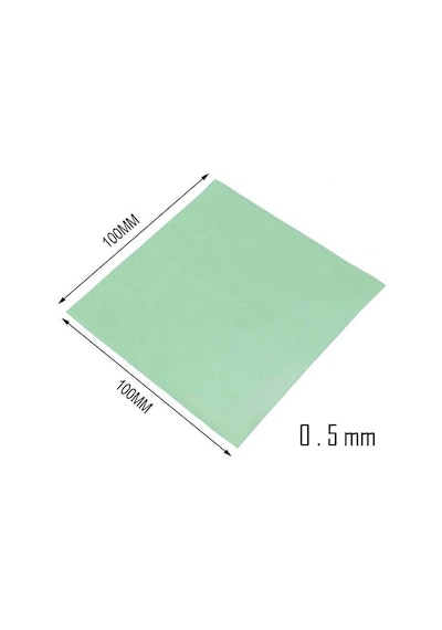 Wozlo 0 5mm 100x100mm Chipset Soğutucu Termal Pad Cep Telefonu Notebook Ps4 Ps5 Yeşil 6w/m K