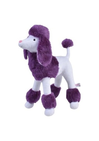 Sevimli Poodle Köpek Mor 40 Cm
