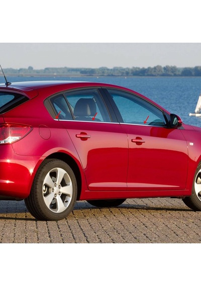 Chevrolet Cruze Hb Krom Cam Çıtası Takımı 6 Prç Paslanmaz Çelik N11.4346