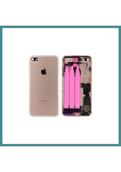 Trendexa Apple iPhone Uyumlu 7 Plus Uyumlu Full Dolu Kasa Altın Mac