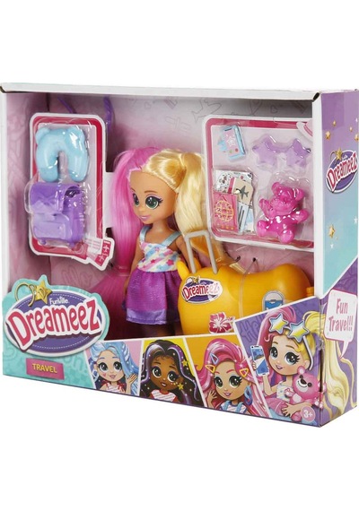 Mini Bebek Ve Aksesuarlı Seyahat Seti 12 Cm Bavullu Koleksiyonluk Figür