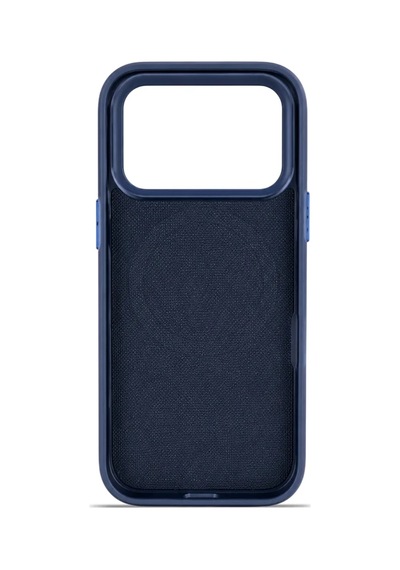 Premium Fabric Cover Midnight Navy İphone 17 Pro Max Lacivert