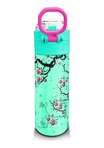 Coral High Kids Su Yeşili Koala Desenli Pipetli Ve Direkt İçim Çelik Termos 500 Ml 31927 Su Yeşili