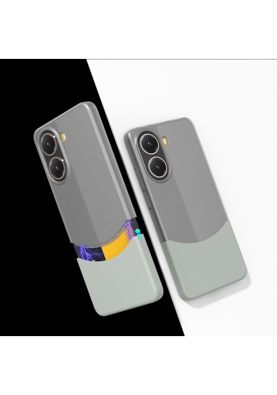 Lexroo Xiaomi Poco X7 Pro Mıknatıslı Duble İnce Kılıf - Gri